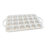 Σταθερή Φόρμα Σιλικόνης - Mini Muffins - 24 Θέσεων