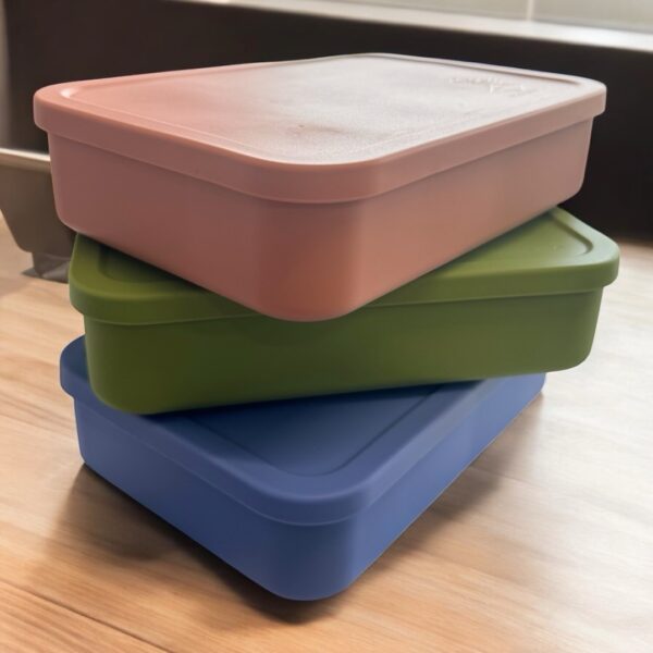 Vinto Bento Box - Φαγητοδοχείο Σιλικόνης με 5 χωρίσματα-1450ml
