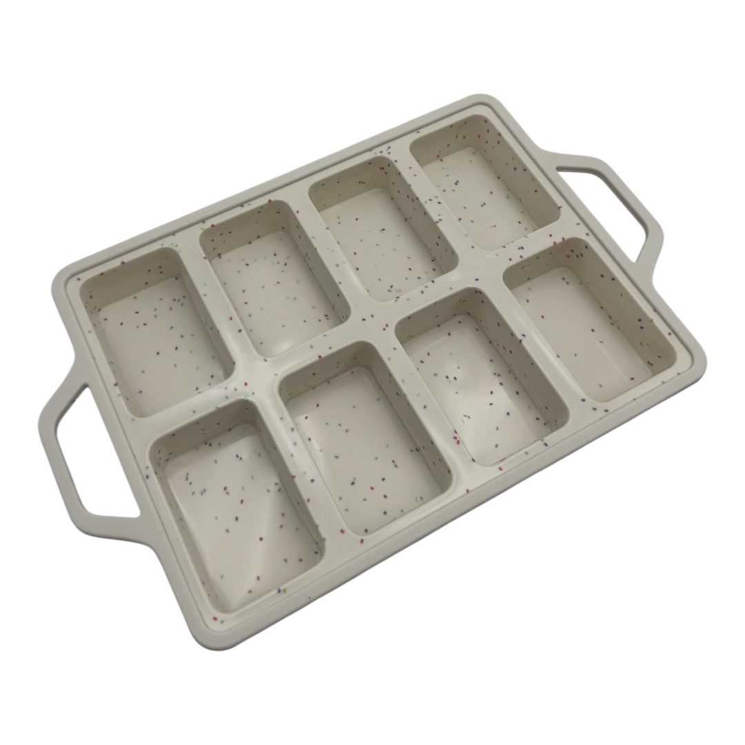 photoroom_20250730_072226 Σταθερή Φόρμα Σιλικόνης - Mini Loaves - 8 Cases - Image 1