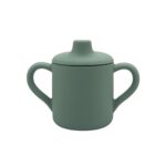 Sippy Cup II -Mint-  Εκπαιδευτικό ποτηράκι σιλικόνης με στεγανό καπάκι