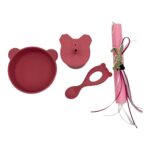 Panda feeding set – Dusty Pink