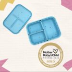 Smart Bento Box - Φαγητοδοχείο Σιλικόνης με 3 Αποσπώμενα Χωρίσματα - Starlight Blue