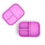Peck 'n Pack Bento Box - Φαγητοδοχείο Σιλικόνης με 3 Χωρίσματα - Starlight Pink